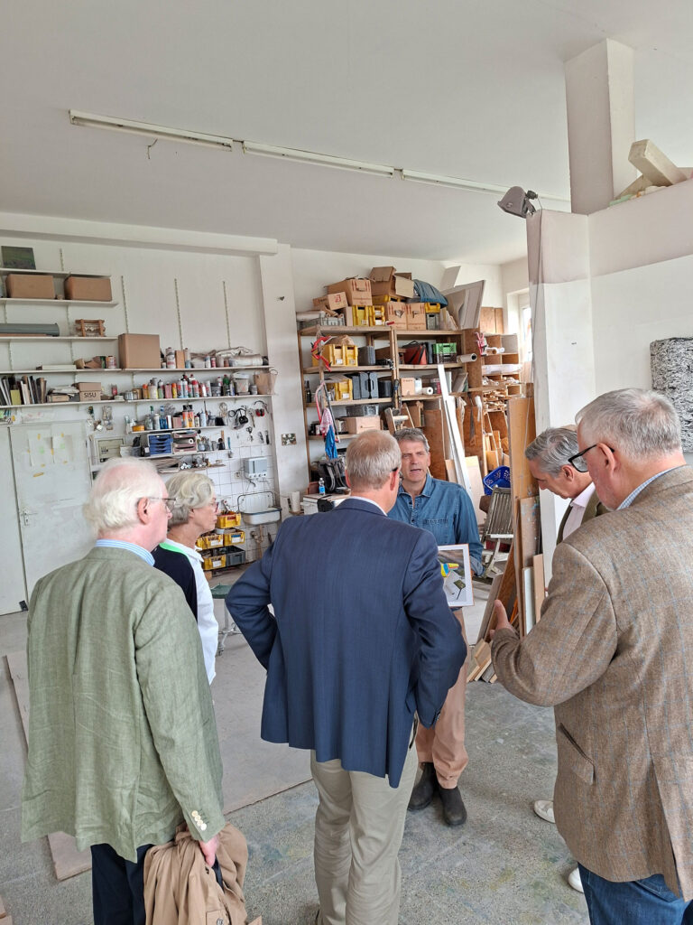 Besuch bei Forty+ Preisträger Manuel Franke in Düsseldorf